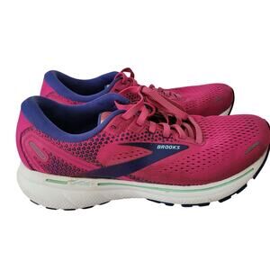 Brooks Size 8M Women's Ghost 14 Pink Purple Running Shoes Sneakers